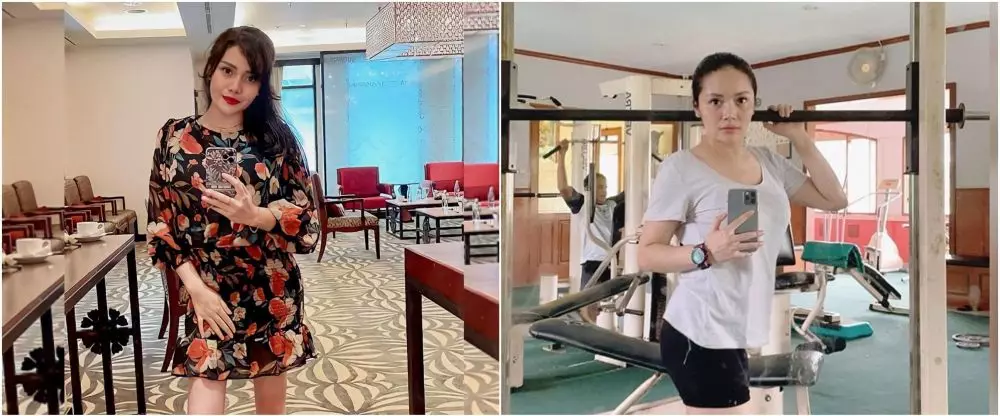 potret mawar afi pakai dan tanpa makeup © instagram