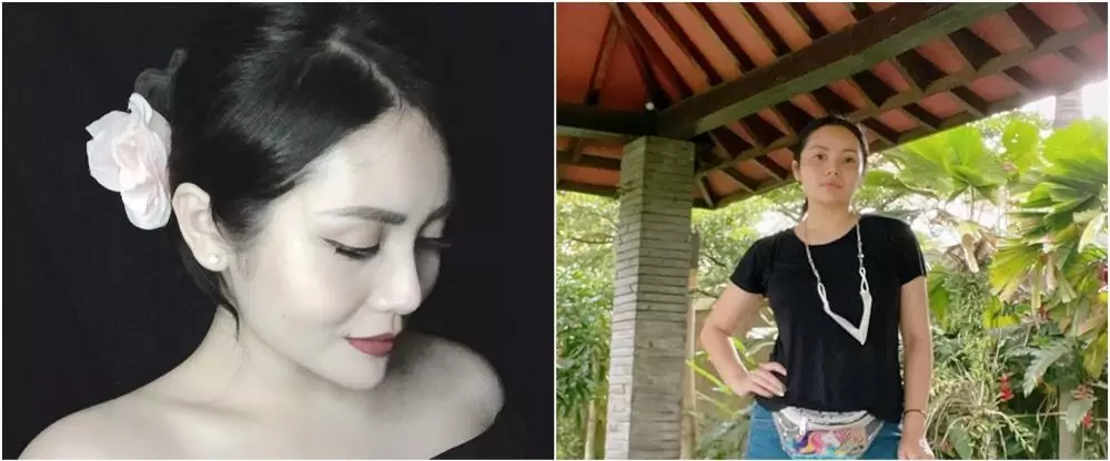 potret mawar afi pakai dan tanpa makeup © instagram