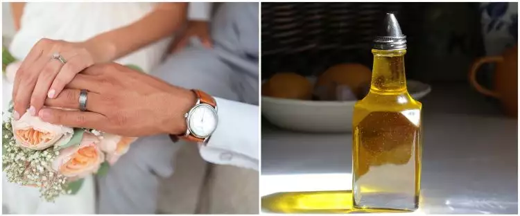 Viral pernikahan unik dan sederhana, mahar 1 liter minyak goreng