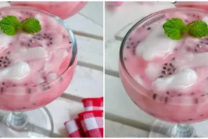 Cara membuat es kopyor tanpa kelapa, mudah dibuat dan menyegarkan