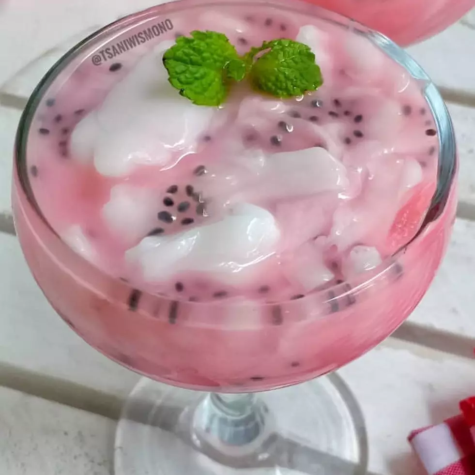 Cara membuat es kopyor tanpa kelapa, mudah dibuat dan menyegarkan