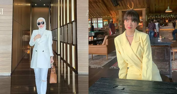 beda gaya Marissya Icha & Rebecca Klopper © berbagai sumber