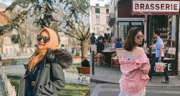 beda gaya Marissya Icha & Rebecca Klopper © berbagai sumber