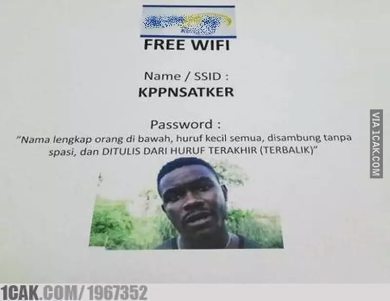 pengumuman wifi gratis © berbagai sumber pengumuman wifi gratis © berbagai sumber