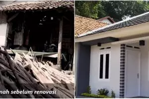 Potret dulu dan kini 5 rumah yang direnovasi Baim, bikin takjub