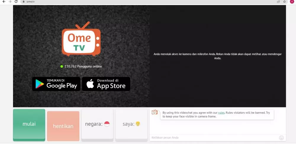 Cara menggunakan aplikasi Ome TV, kiat mudah kenalan teman baru © berbagai sumber