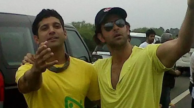 potret kompak Hrithik Roshan dan Farhan © Instagram