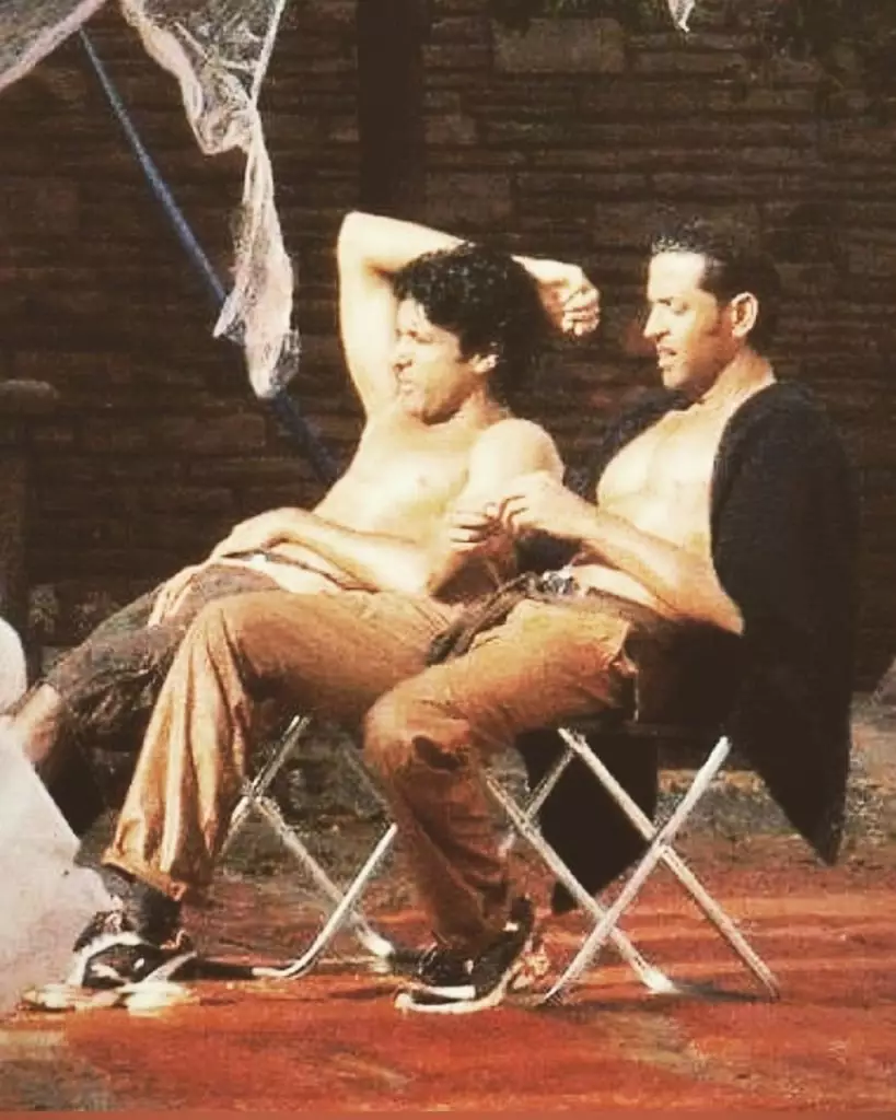 potret kompak Hrithik Roshan dan Farhan © Instagram