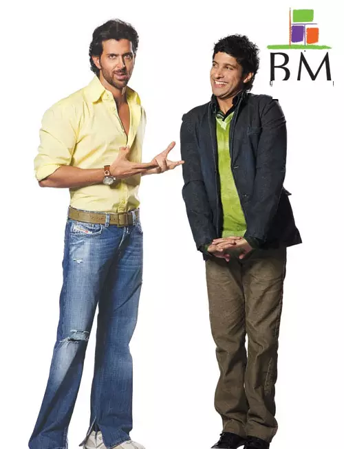 potret kompak Hrithik Roshan dan Farhan © Instagram