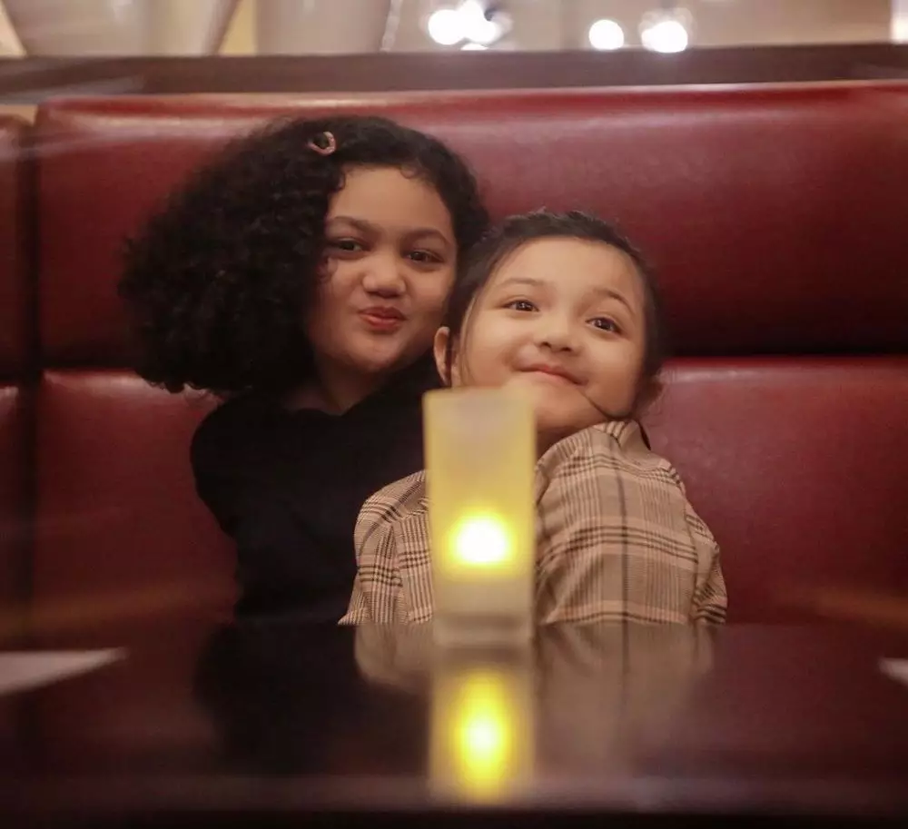 potret kebersamaan amora dan arsy © instagram