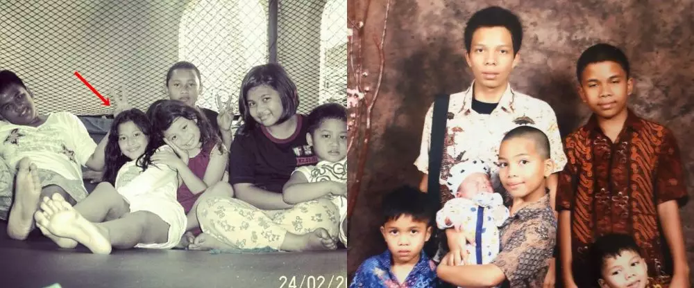 Potret nostalgia masa kecil Aurel dan Atta Instagram