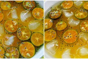 Resep es jeruk kunci, simpel, segar, dan anti kecut