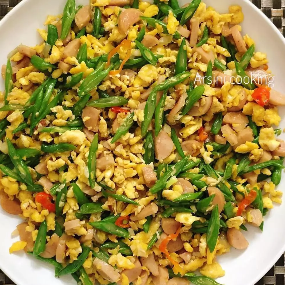 11 Resep olahan buncis telur, enak, praktis, dan kaya protein