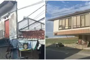 13 Potret lucu rumah dua lantai ini bikin yang lihat bingung