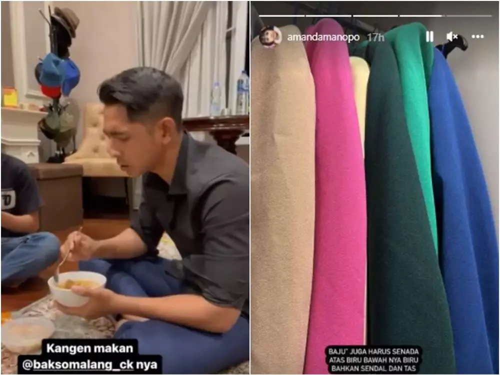 beda kamar amanda manopo dan arya saloka di lokasi syuting © instagram