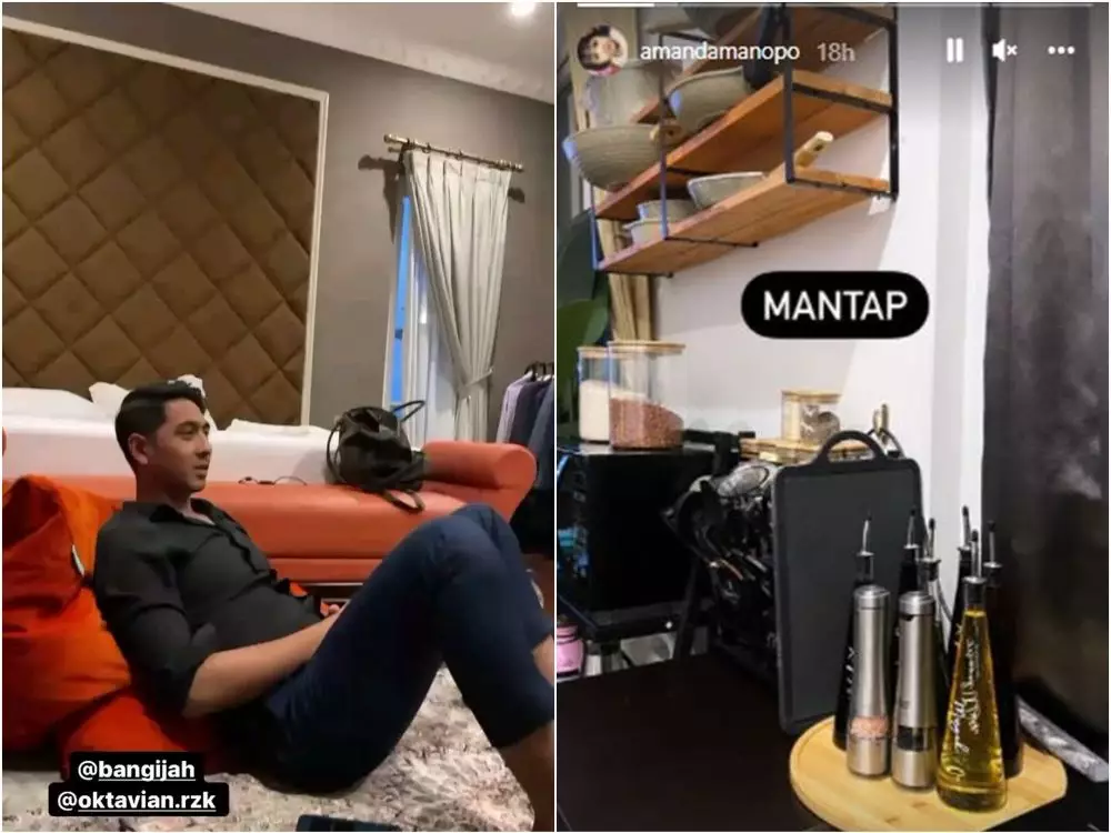 beda kamar amanda manopo dan arya saloka di lokasi syuting © instagram