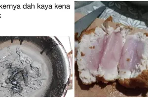 11 Potret gagal masak ayam ini bukannya lezat malah bikin enek
