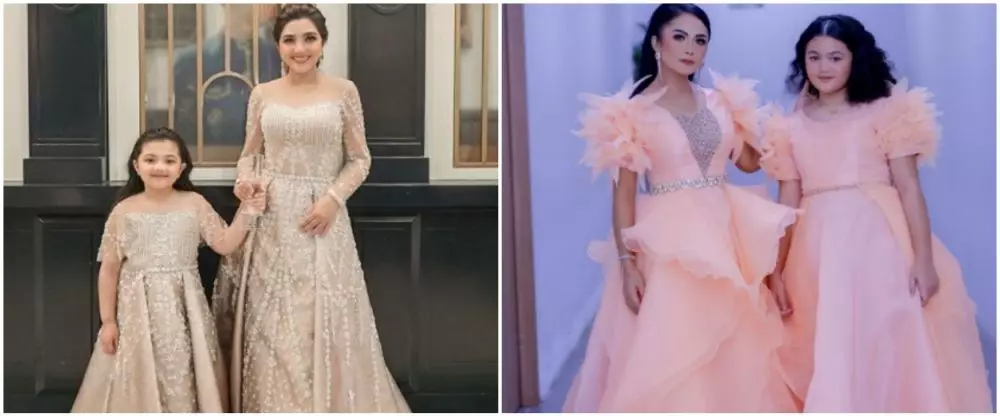 Beda gaya Ashanty dan Krisdayanti manggung bareng anak © berbagai sumber Beda gaya Ashanty dan Krisdayanti manggung bareng anak © berbagai sumber