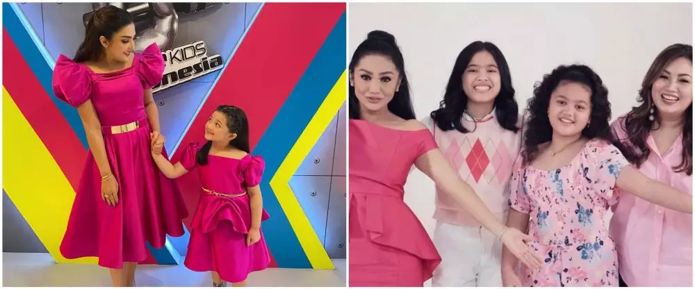 Beda gaya Ashanty dan Krisdayanti manggung bareng anak © berbagai sumber Beda gaya Ashanty dan Krisdayanti manggung bareng anak © berbagai sumber