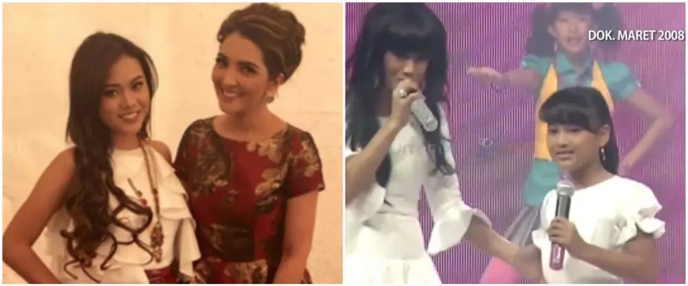 Beda gaya Ashanty dan Krisdayanti manggung bareng anak © berbagai sumber Beda gaya Ashanty dan Krisdayanti manggung bareng anak © berbagai sumber