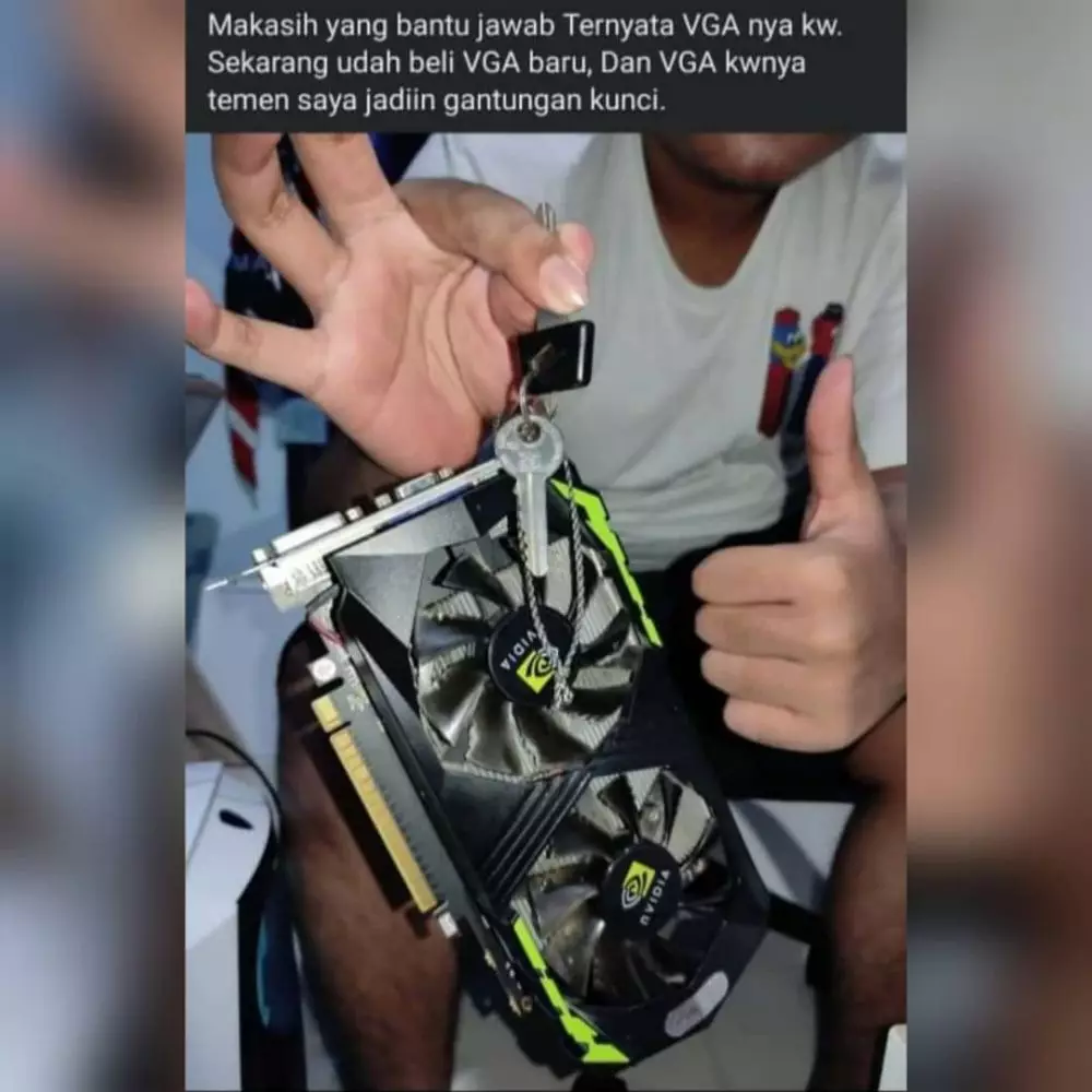 peralatan gaming malah jadi lucu © Instagram peralatan gaming malah jadi lucu © Instagram