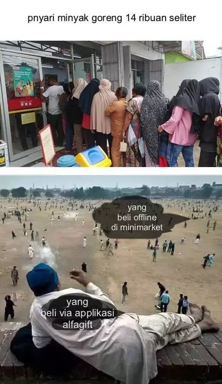 meme minyak goreng © berbagai sumber