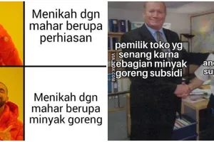 11 Meme lucu minyak goreng langka ini bikin emak senyum miris