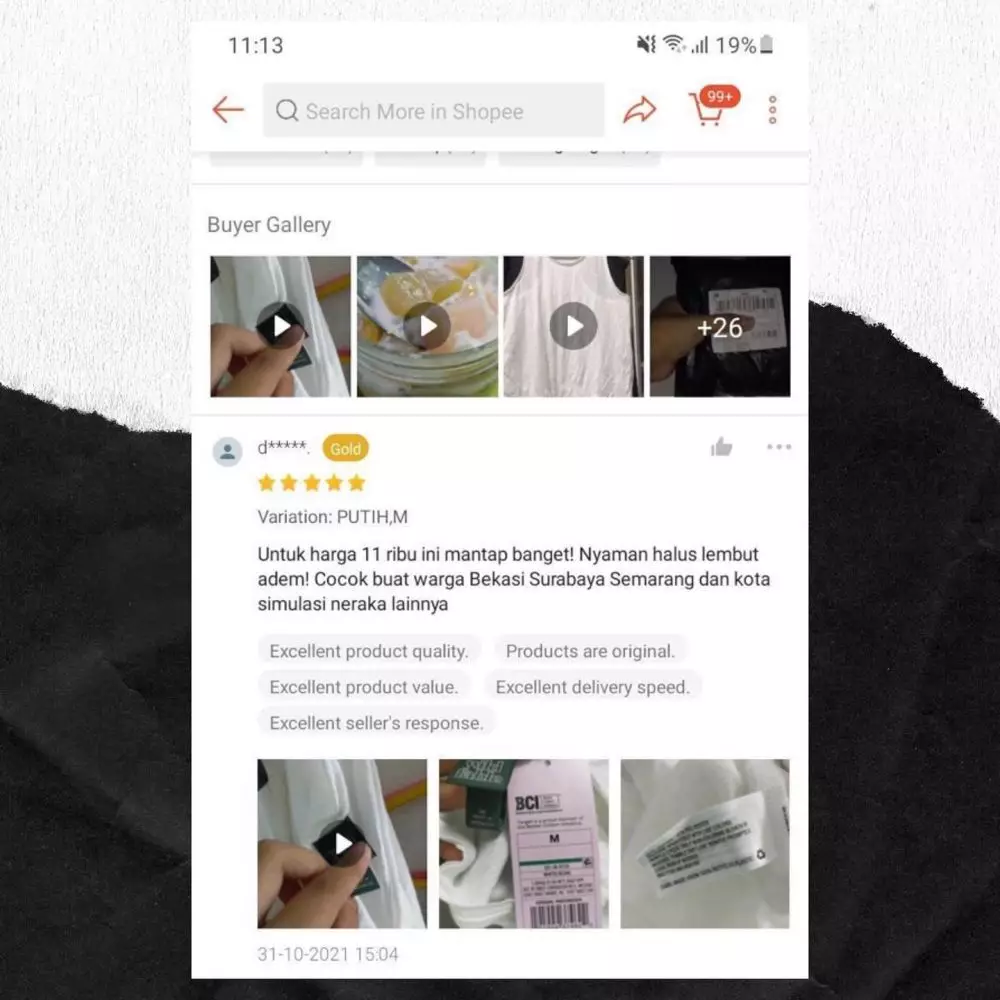 review nyeleneh di online shop © berbagai sumber