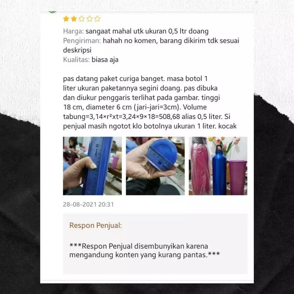 review nyeleneh di online shop © berbagai sumber