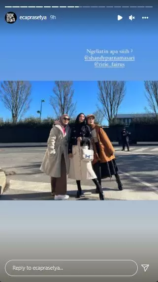 Mommy ASF dan Ririe Fairus di Paris Berbagai sumber