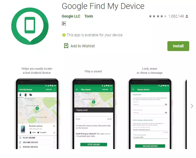 Aplikasi pelacak lokasi Android play.google.com