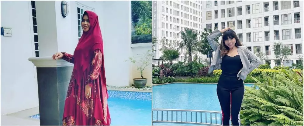 beda gaya rohimah dan eva bellisima © instagram