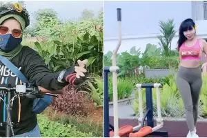 Bersahabat, 9 beda gaya Rohimah dan Eva Bellisima mantan istri Kiwil