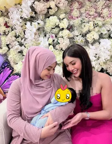 Momen Millen Cyrus jenguk anak Aurel © berbagai sumber Momen Millen Cyrus jenguk anak Aurel © berbagai sumber