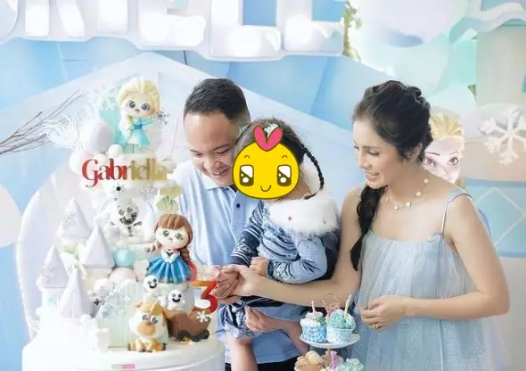 Momen Momo Geisha rayakan ultah anak © berbagai sumber