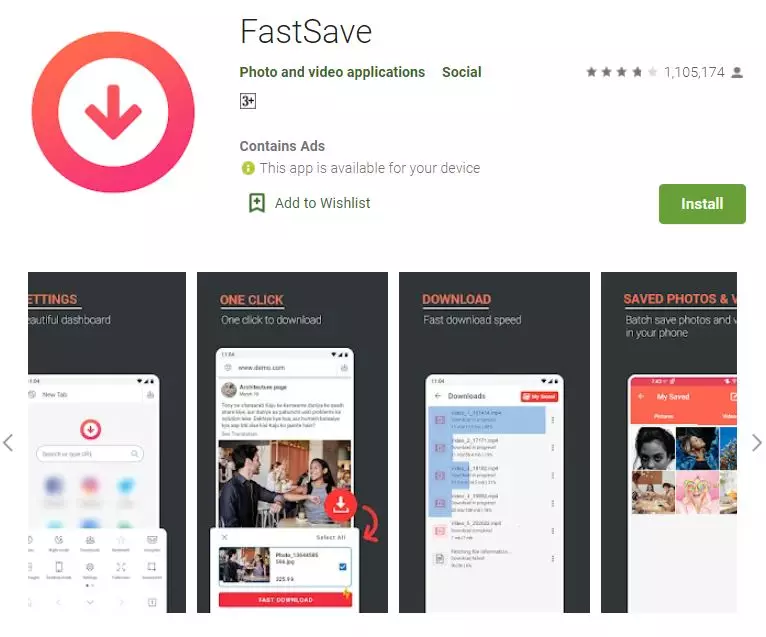 Aplikasi download video di Instagram play.google.com