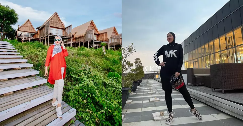 adu gaya Elma Theana dan Venna Melinda Instagram