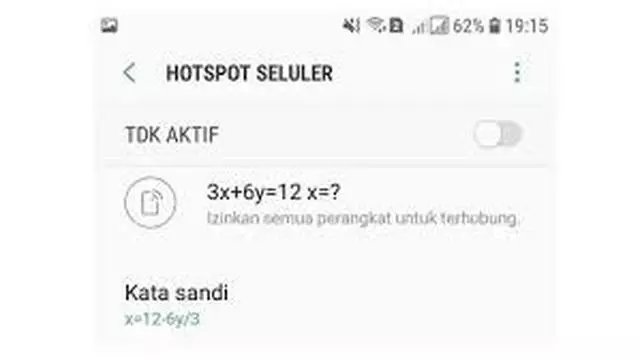 Password WiFi pakai rumus menghitung © berbagai sumber