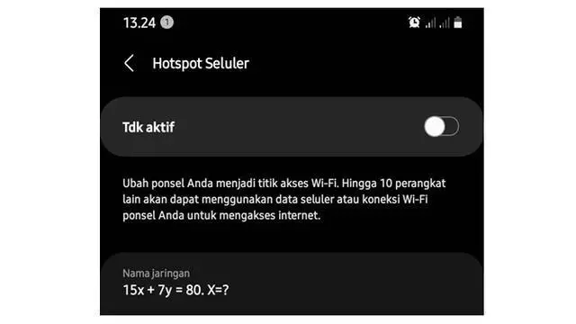 Password WiFi pakai rumus menghitung © berbagai sumber