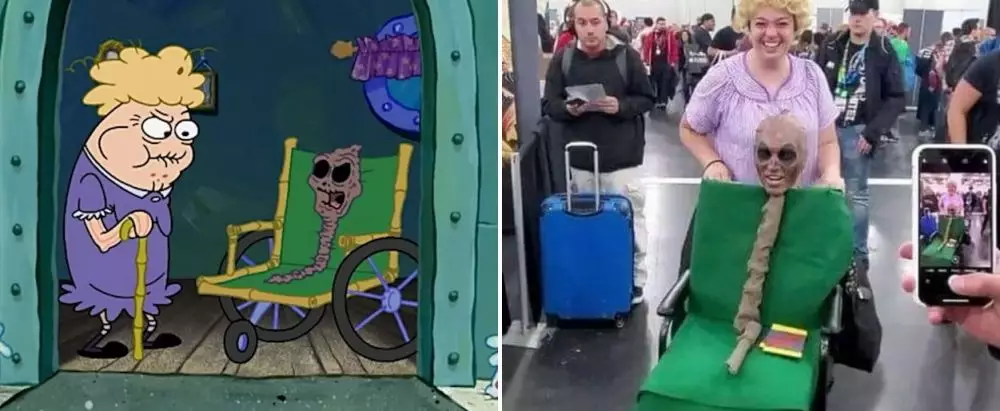 mirip tokoh kartun spongebob © berbagai sumber