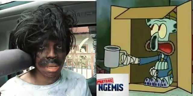 mirip tokoh kartun spongebob © berbagai sumber