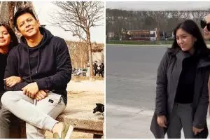 7 Momen manis Alleia anak Ariel Noah dan Anya Geraldine di Paris