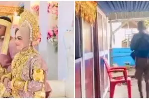 Viral kisah pengantin ditinggal ayah cari rumput di hari pernikahan