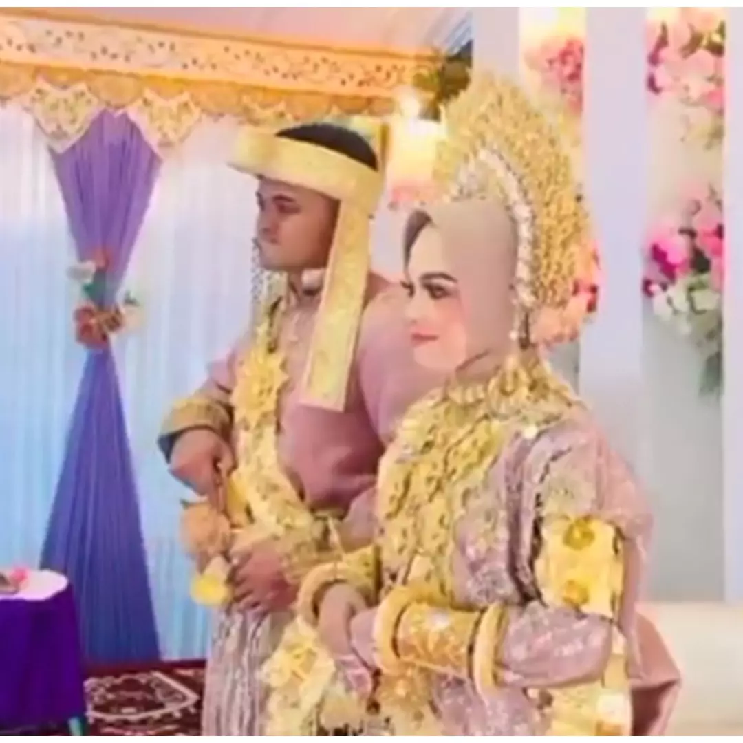 Viral kisah pengantin ditinggal ayah cari rumput di hari pernikahan
