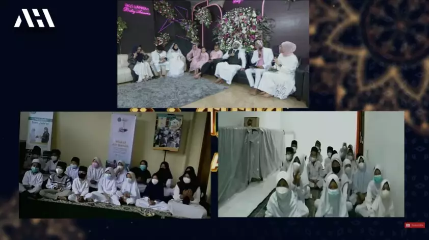 Momen akikah Ameena anak pertama Aurel © YouTube