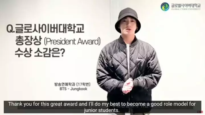 Fakta Jungkook BTS lulus kuliah © berbagai sumber