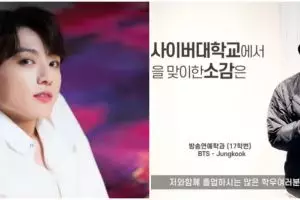 5 Fakta Jungkook BTS lulus kuliah, berhasil terima penghargaan