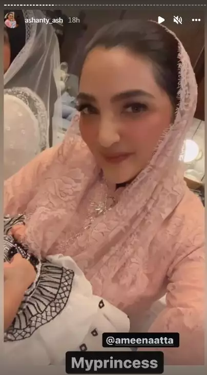 ashanty di akikah ameena © Instagram