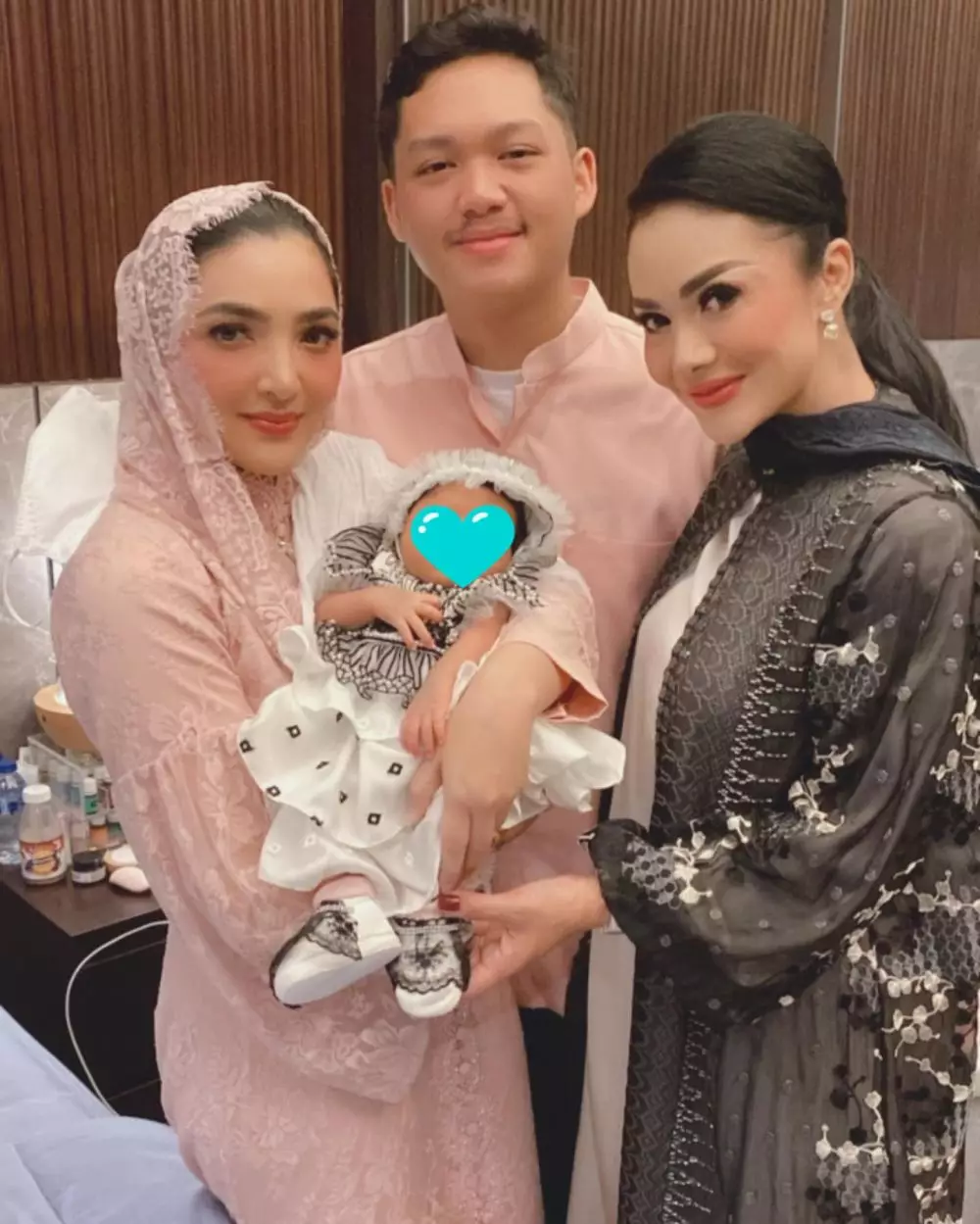 ashanty di akikah ameena © Instagram