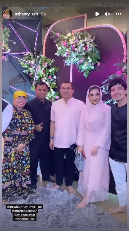 ashanty di akikah ameena © Instagram